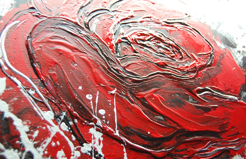 detail obrazu růže M104